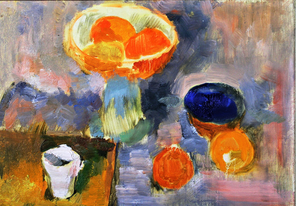 «Натюрморт з апельсинами». 1989. Полотно, олія